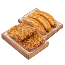 Lenteburger of lentesaucijs